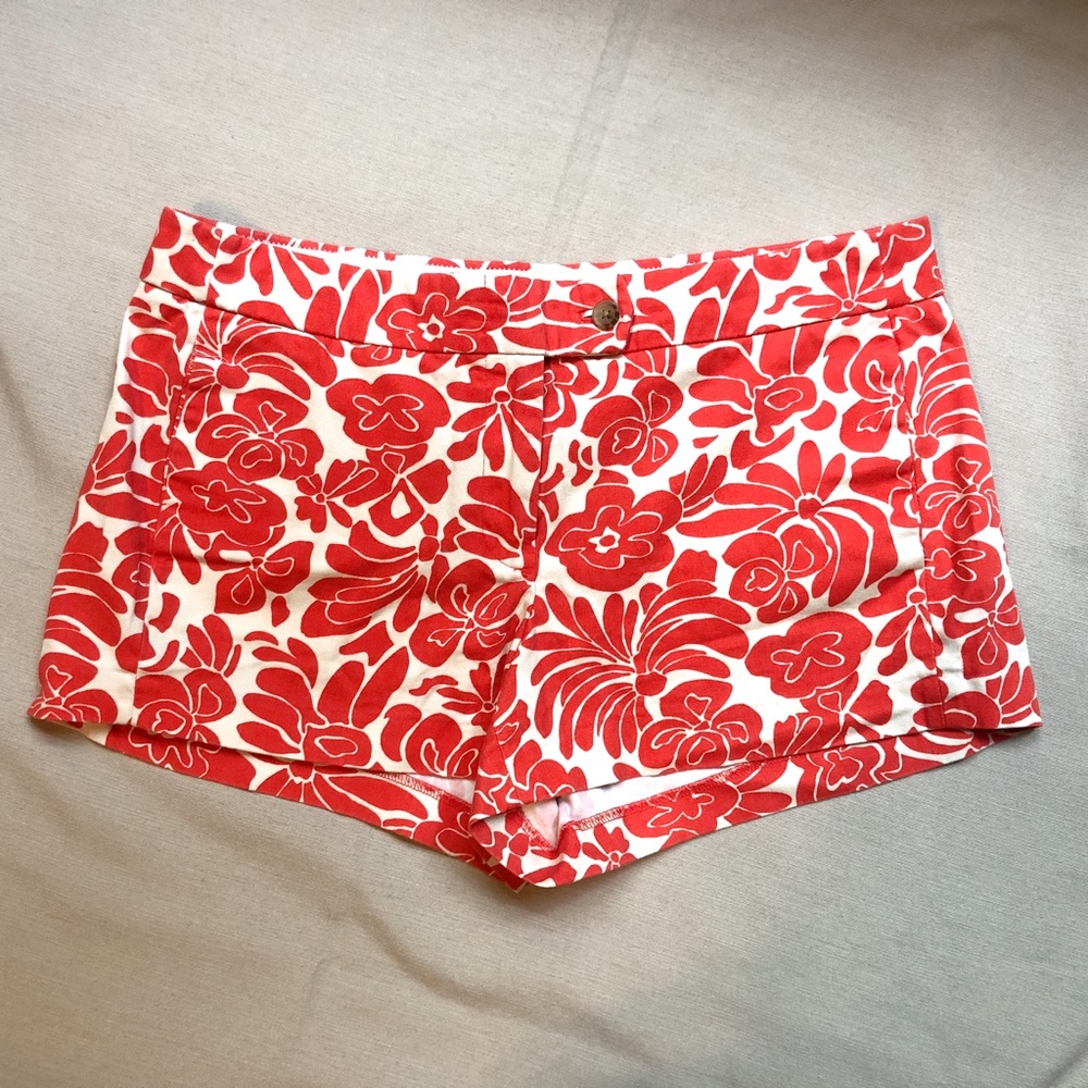 J. Crew Floral Coral Shirts